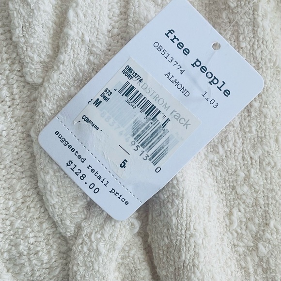 Free People off shoulder Cable Neck Sweate… - Picture 11 of 13